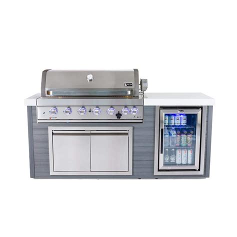 Artwood Series 6 Burner HDPE Outdoor Kitchen Propane.